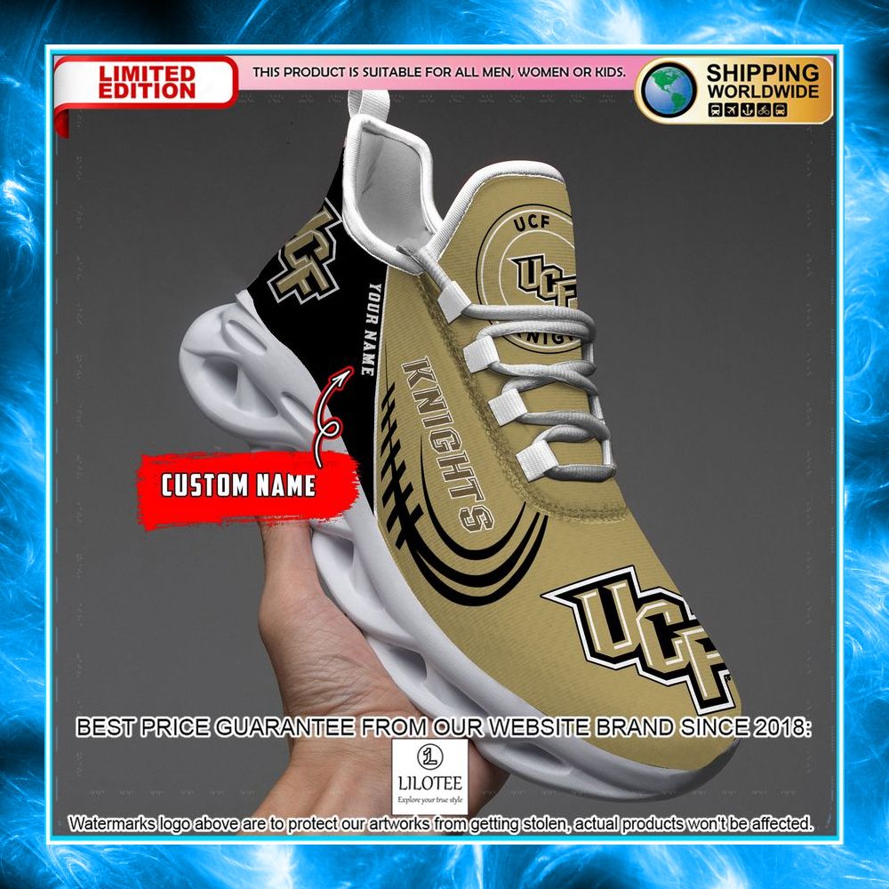 personalized ncaa teams ucf knights max soul shoes 1 798