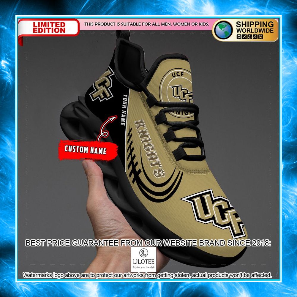personalized ncaa teams ucf knights max soul shoes 2 267