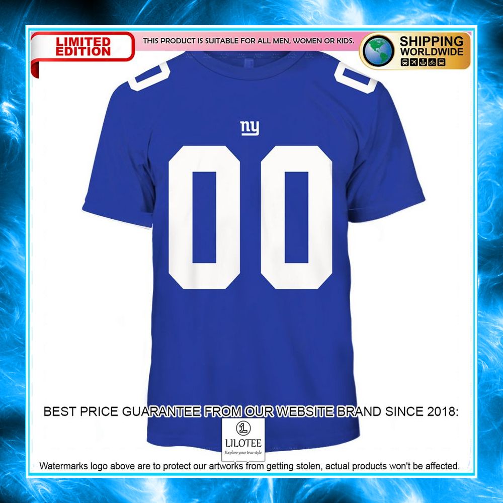 personalized new york giants blue 3d shirt hoodie 2 665