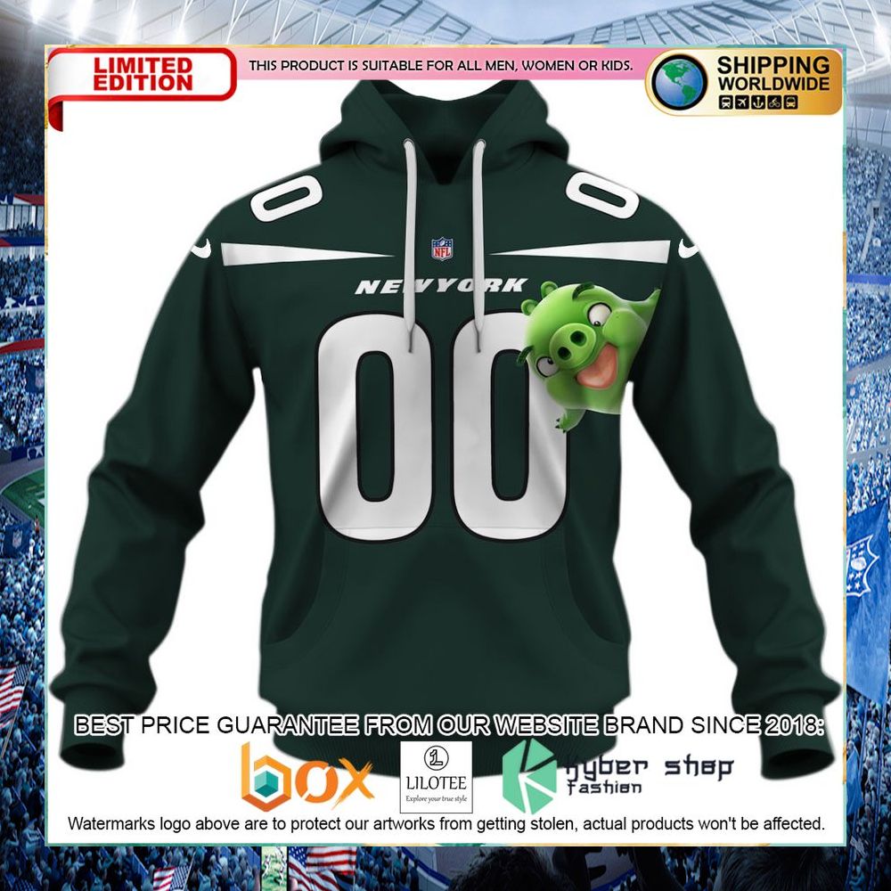 personalized new york jets nfl x angry birds hoodie shirt 1 54