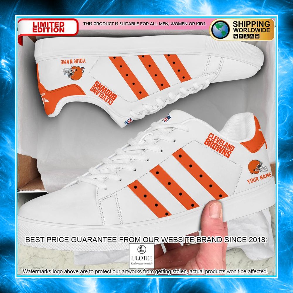 personalized nfl cleveland browns stan smith shoes 1 662