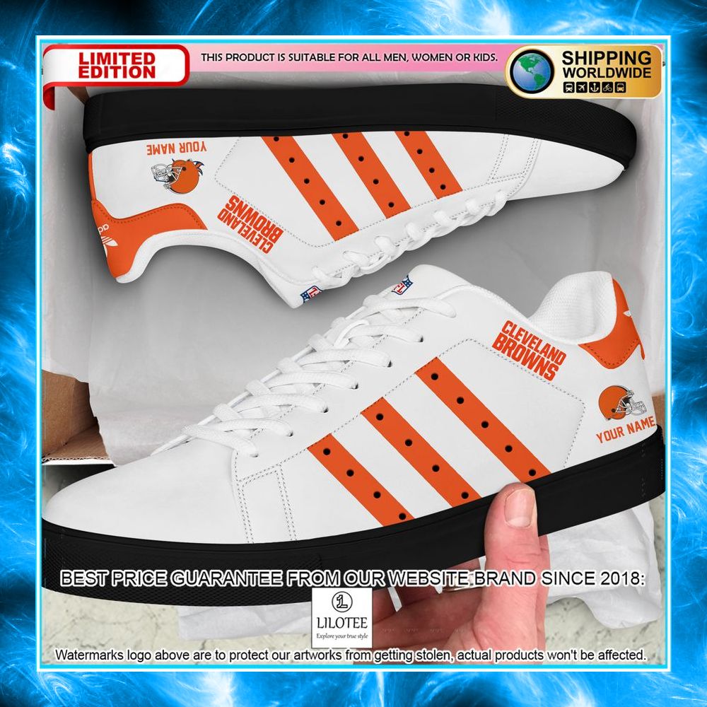 personalized nfl cleveland browns stan smith shoes 2 452
