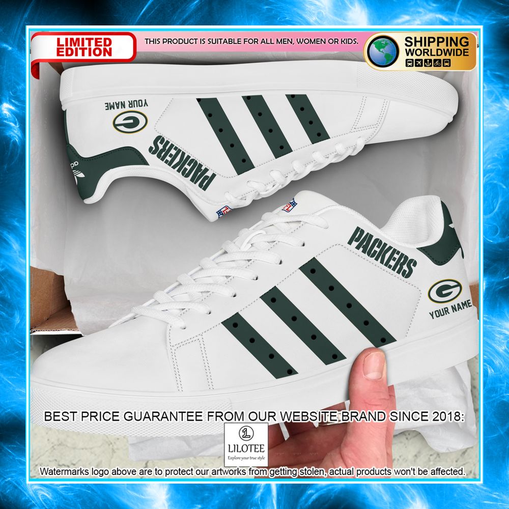 personalized nfl green bay packers stan smith shoes 1 621