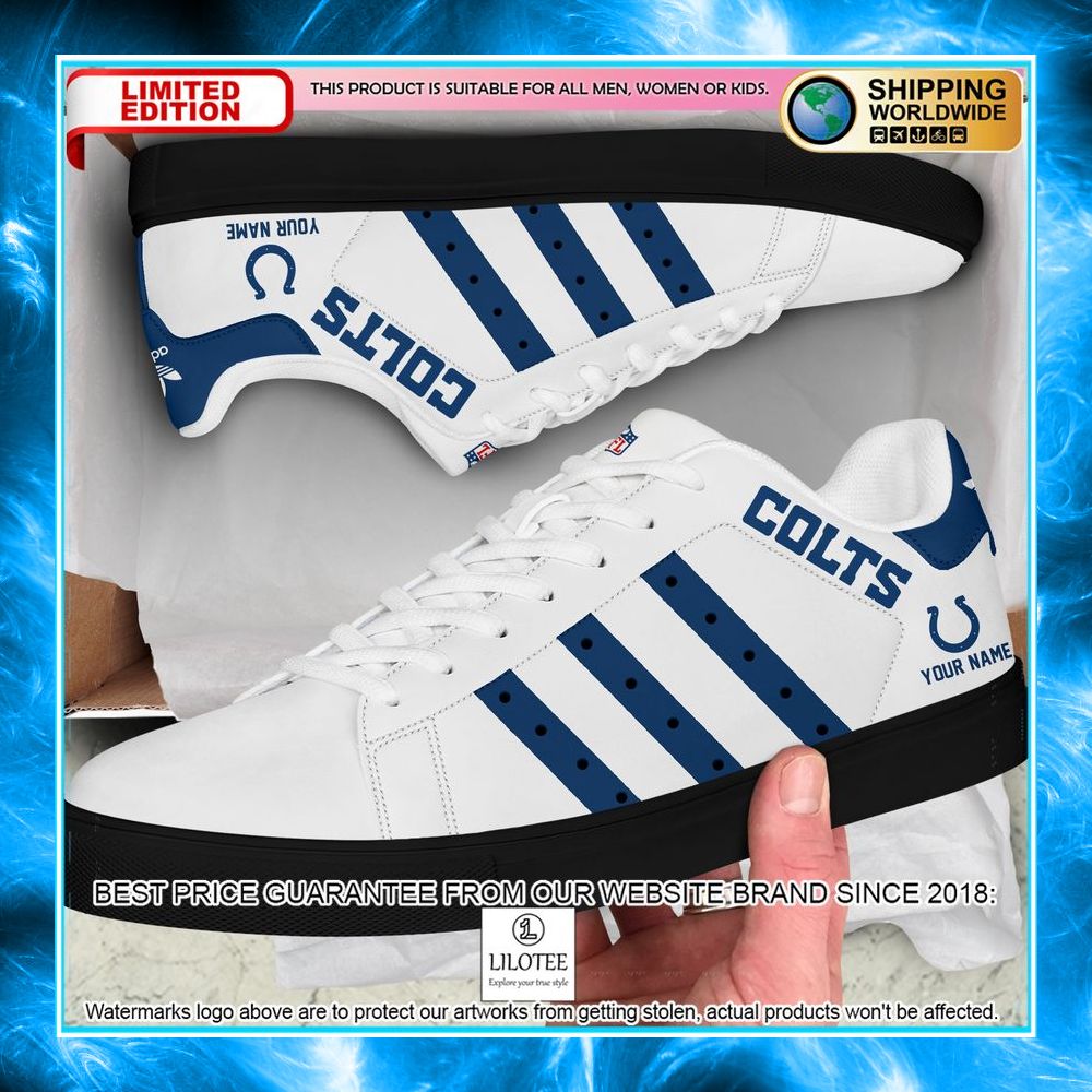 personalized nfl indianapolis colts stan smith shoes 2 259