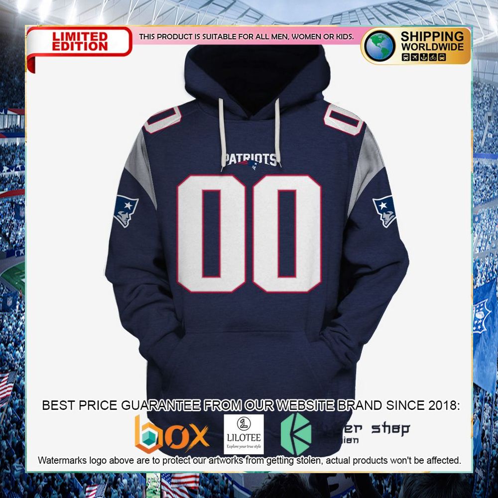 personalized nfl new england patriots navy hoodie shirt 1 897