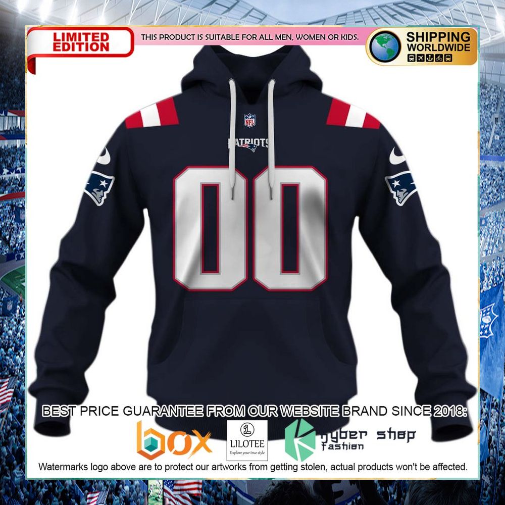 personalized nfl new england patriots new blue on blue 2020 hoodie shirt 1 490