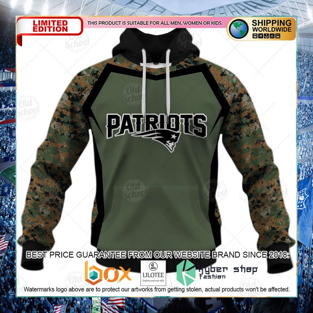 personalized nfl new england patriots veterans day camo hoodie shirt 2 656