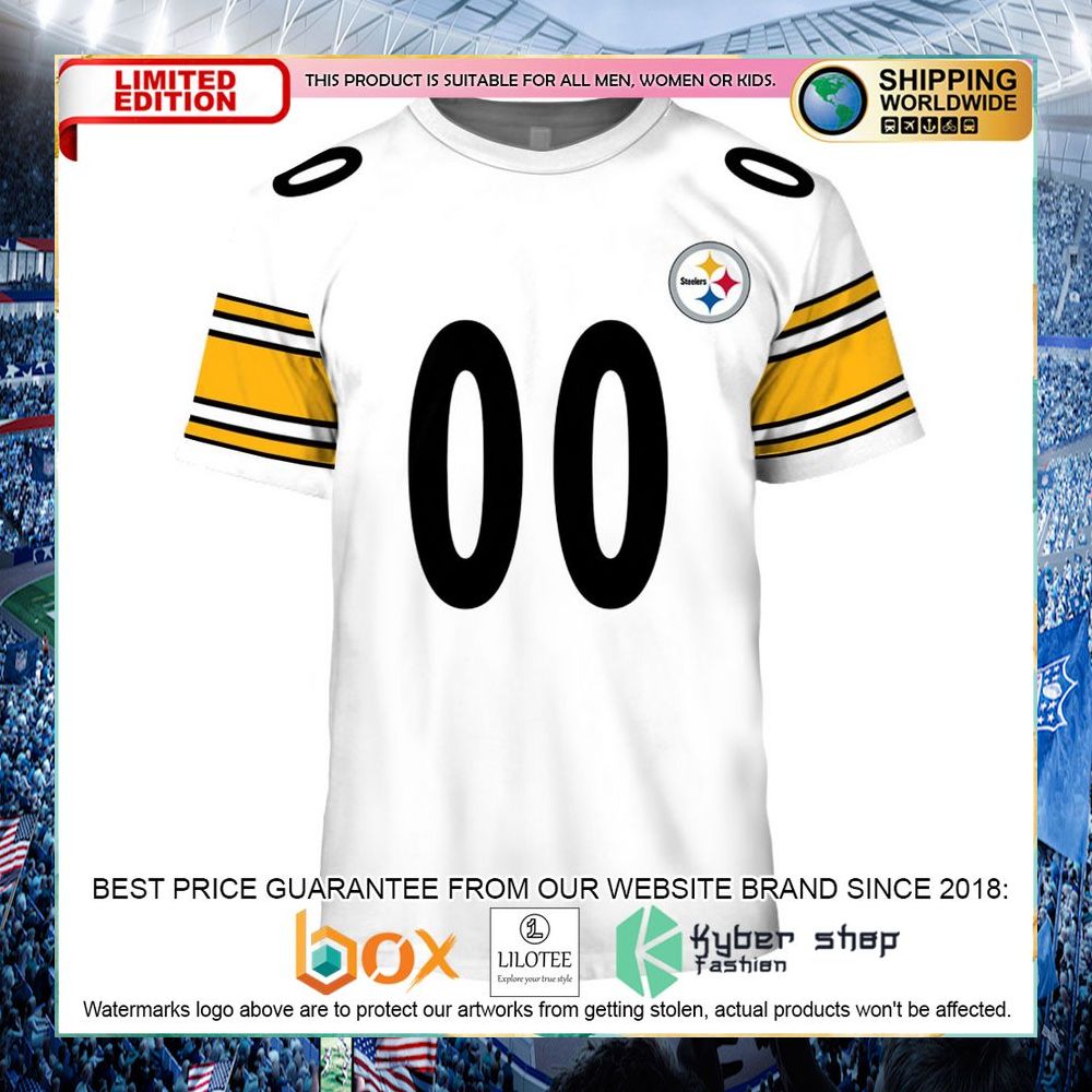 personalized nfl pittsburgh steelers white hoodie shirt 2 452