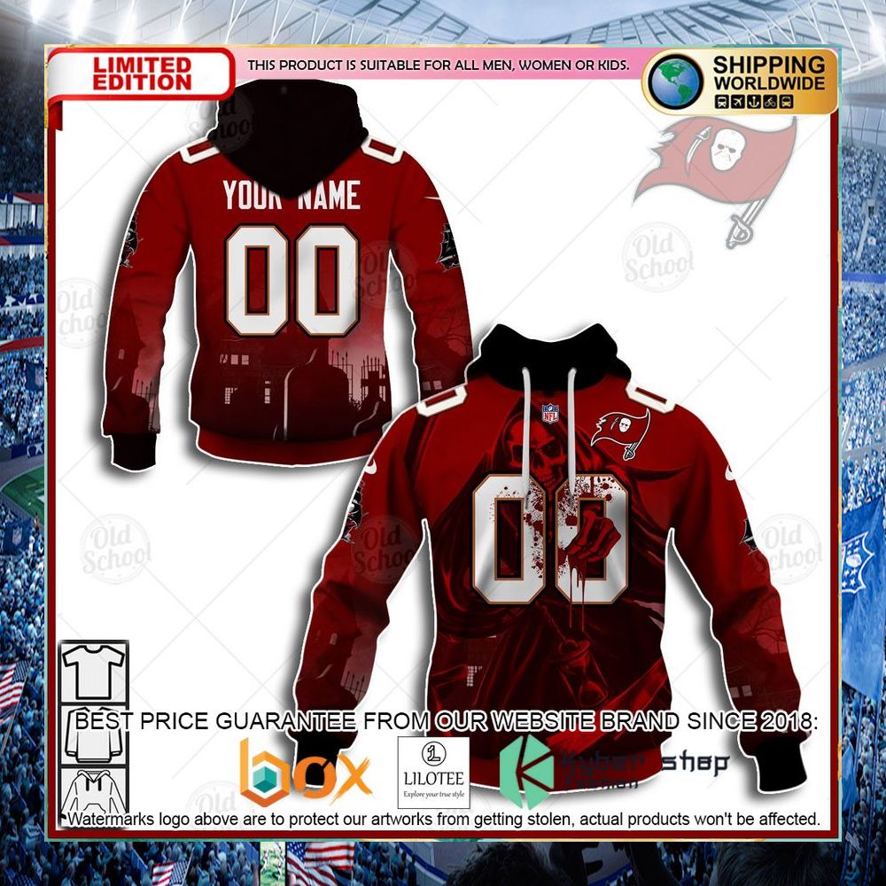 personalized nfl tampa bay buccaneers 2020 halloween hoodie shirt 1 656
