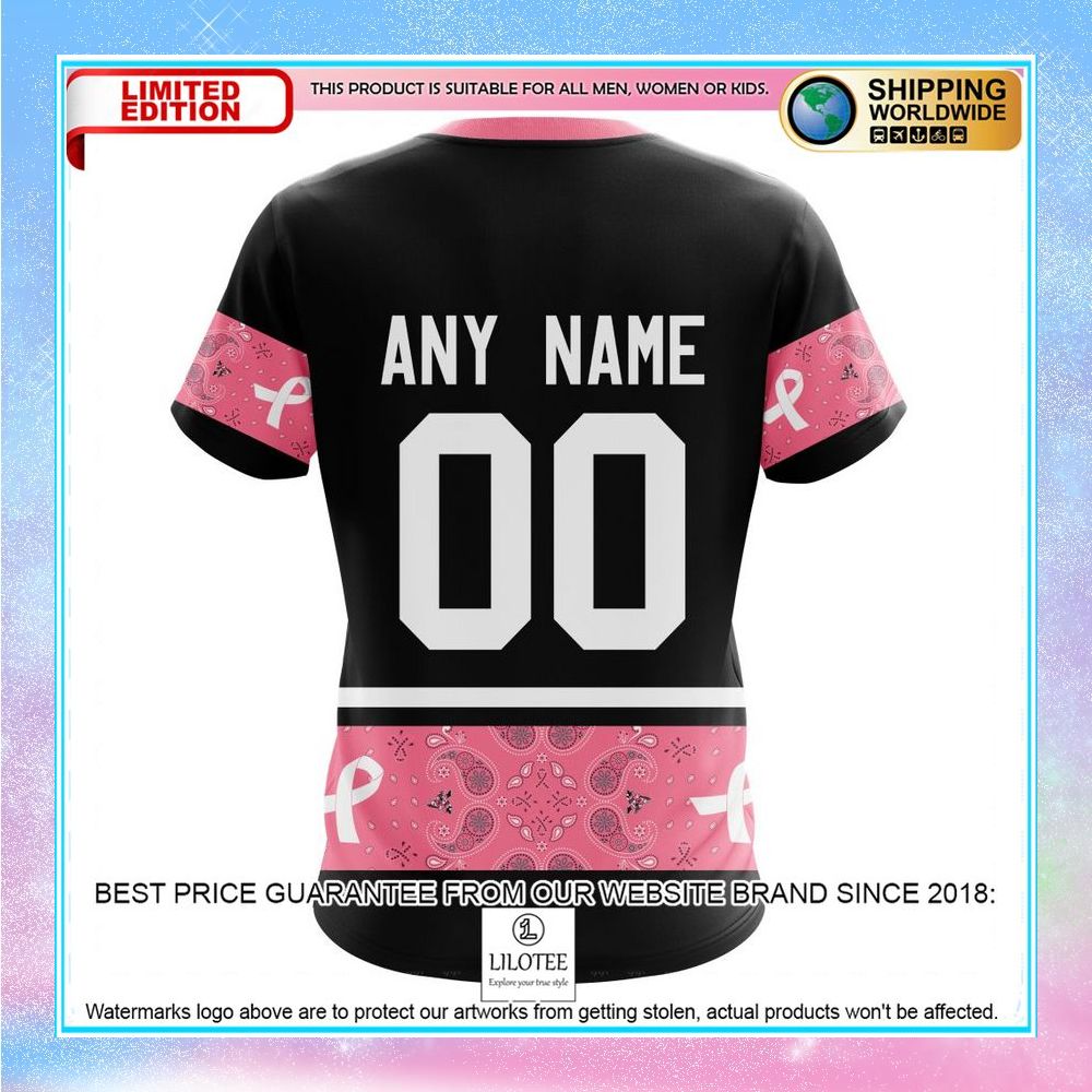 personalized nhl arizona coyotes design in classic style with paisley we wear pink breast cancer shirt hoodie 9 303