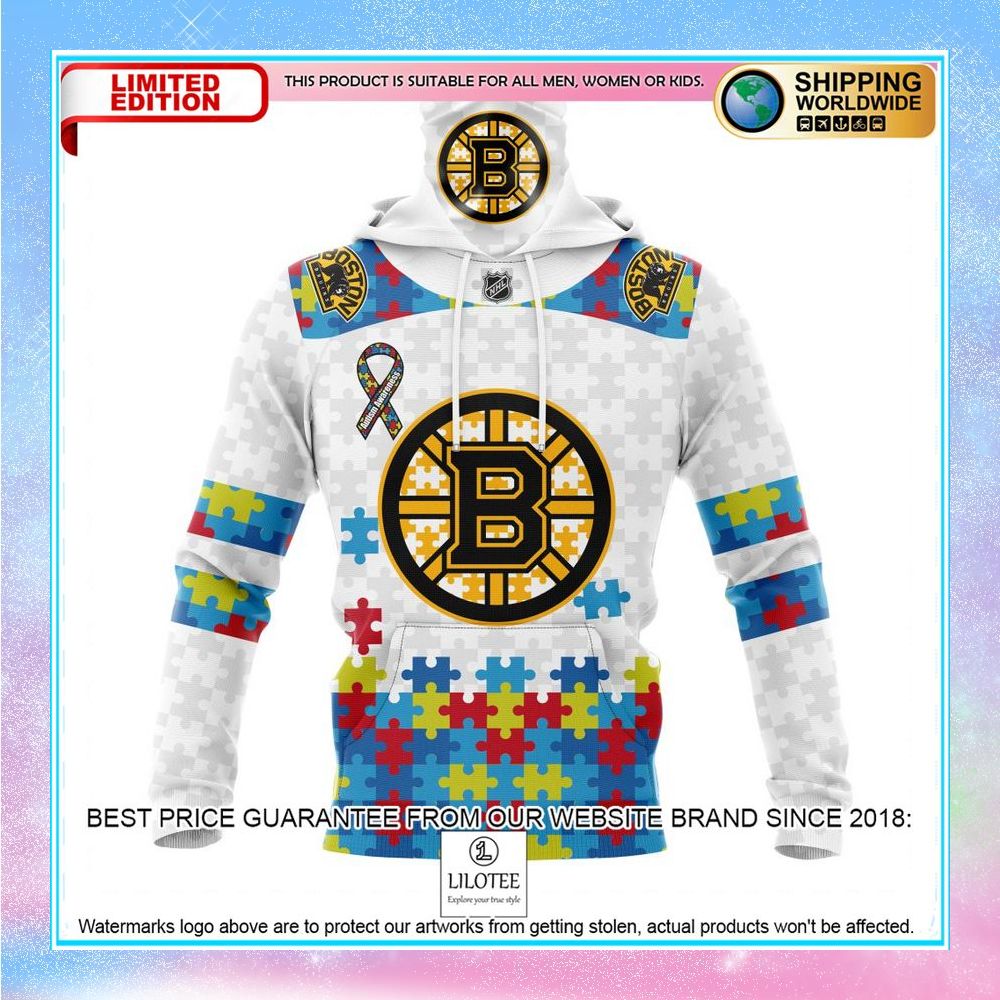personalized nhl boston bruins autism awareness shirt hoodie 4 596