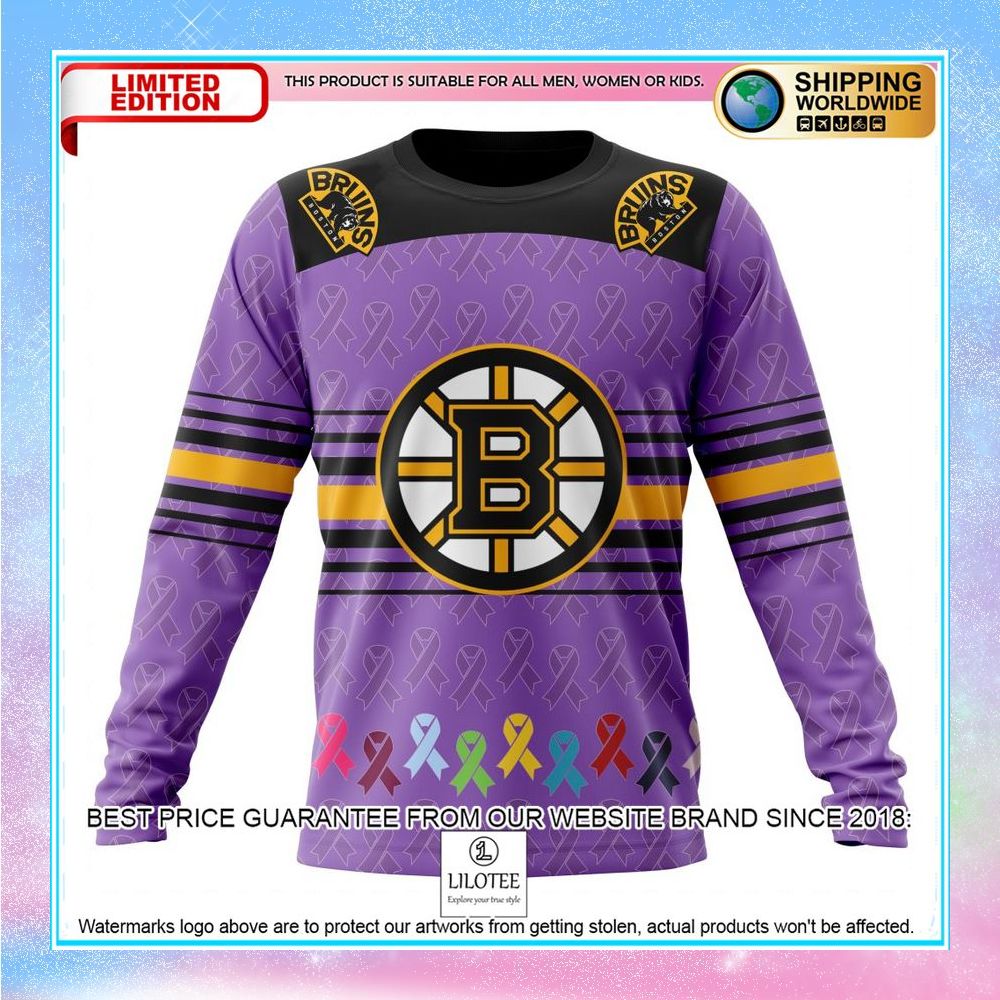 personalized nhl boston bruins design fights cancer shirt hoodie 6 969