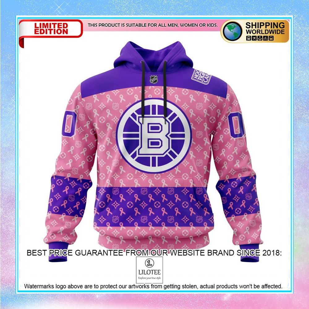personalized nhl boston bruins fights cancer jersey shirt hoodie 1 319
