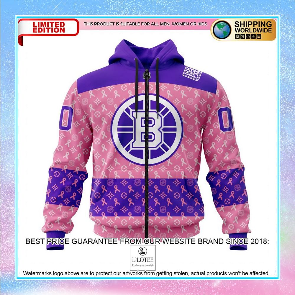 personalized nhl boston bruins fights cancer jersey shirt hoodie 2 659