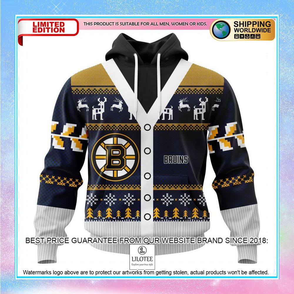 personalized nhl boston bruins sweater for chrismas season shirt hoodie 1 911