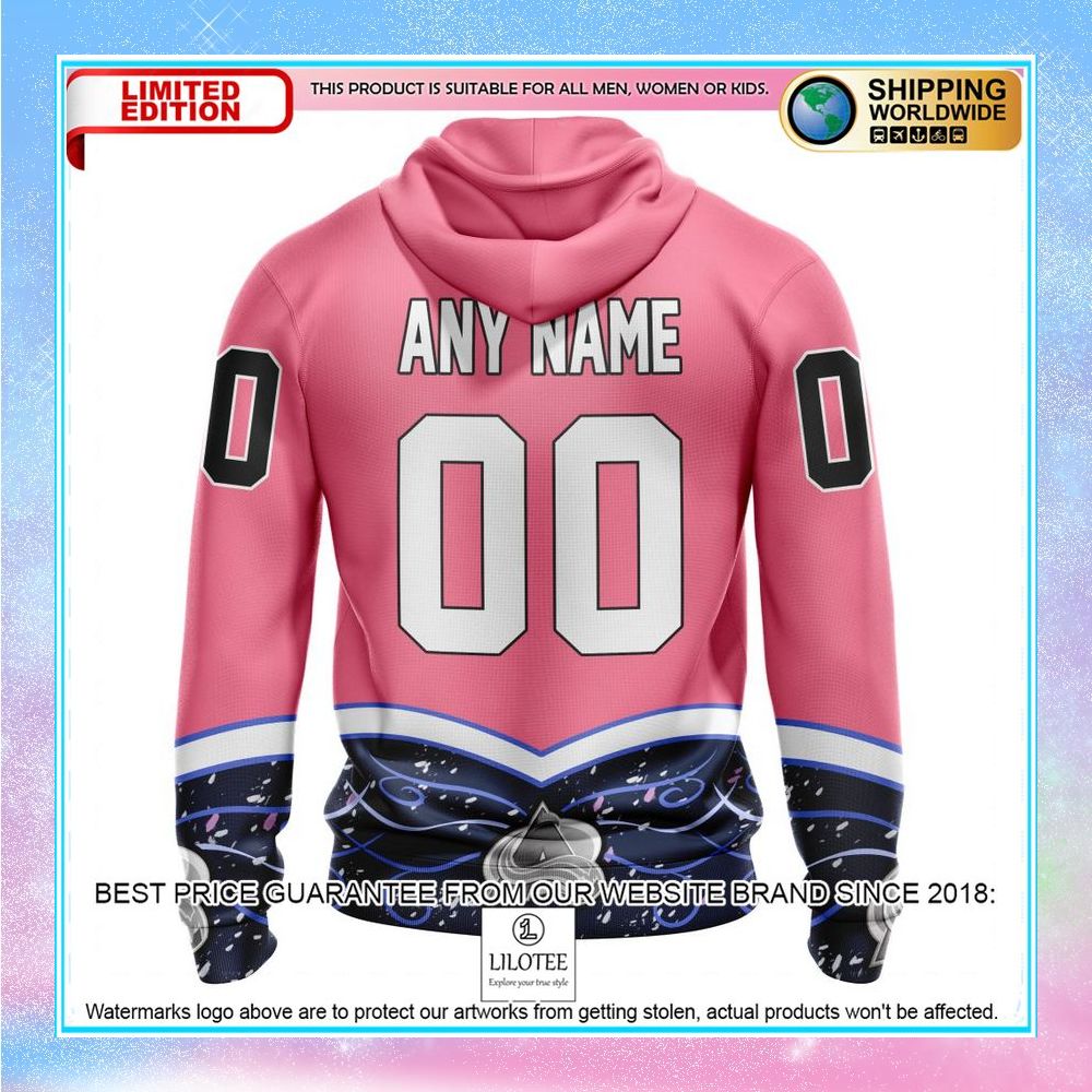 personalized nhl colorado avalanche hockey fights cancer shirt hoodie 3 602