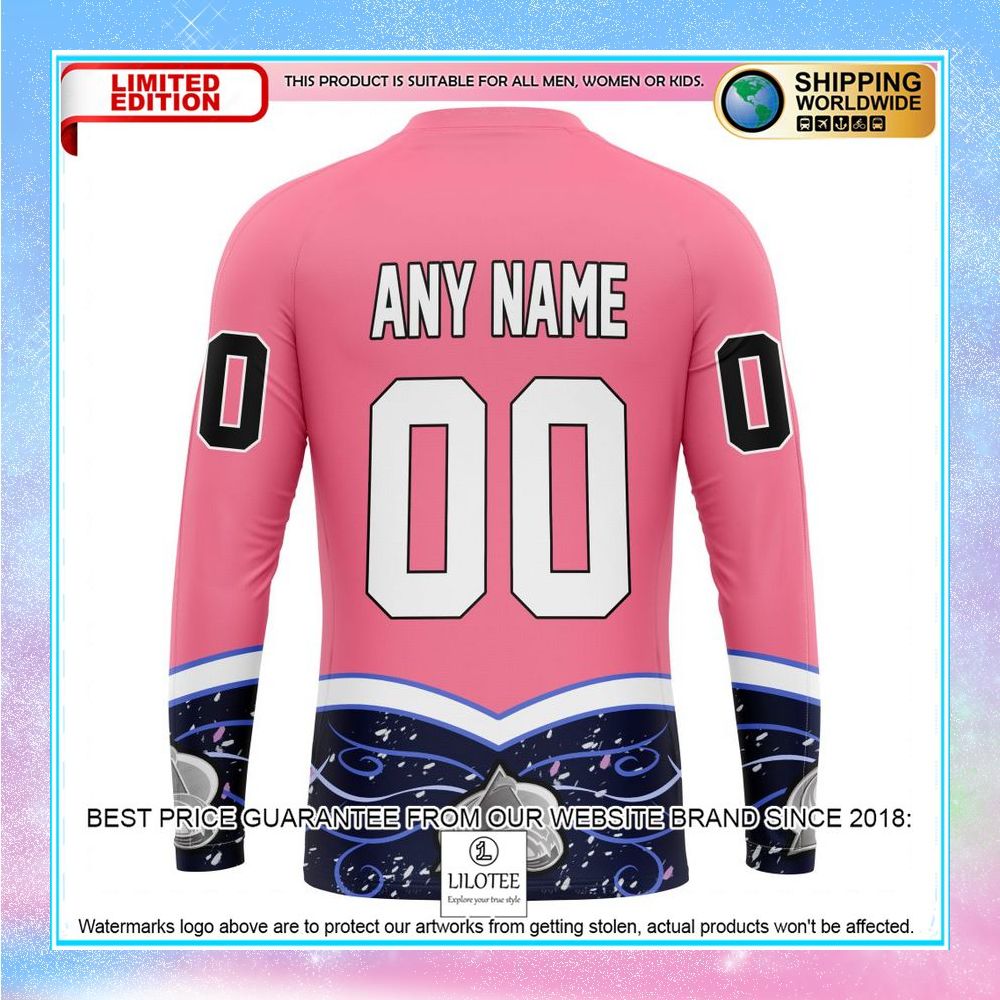 personalized nhl colorado avalanche hockey fights cancer shirt hoodie 7 39