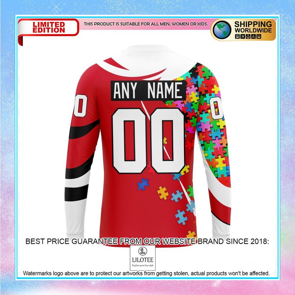 personalized nhl detroit red wings autism awareness shirt hoodie 7 509