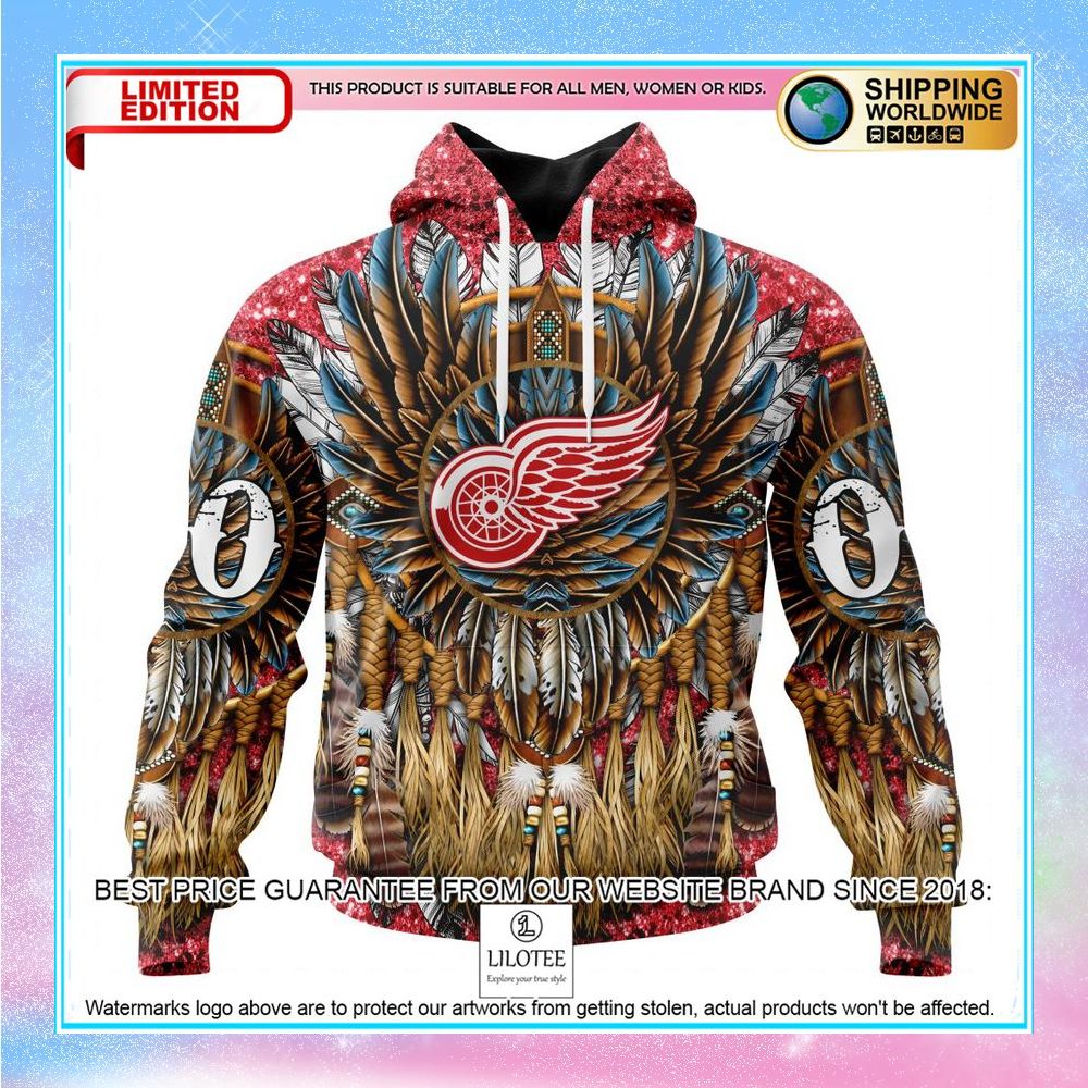 personalized nhl detroit red wings native costume design shirt hoodie 1 446
