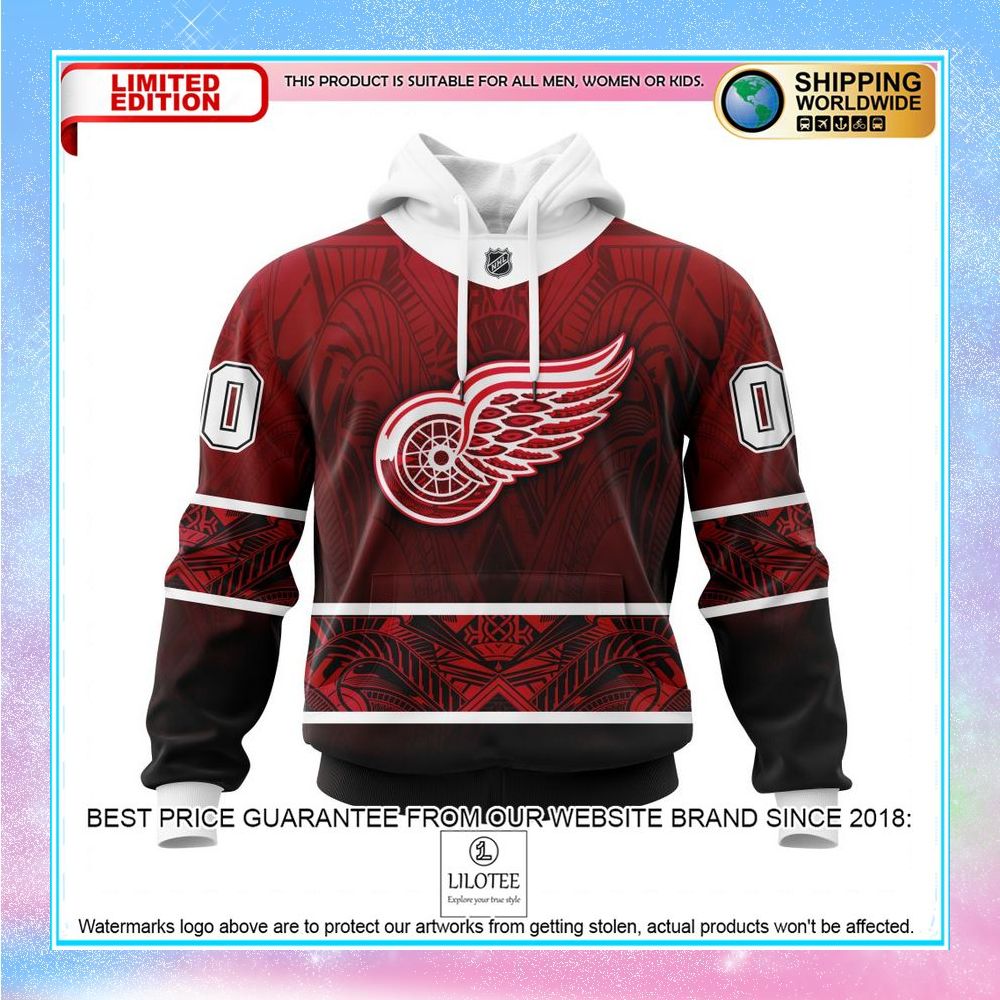 personalized nhl detroit red wings native with samoa culture shirt hoodie 1 751