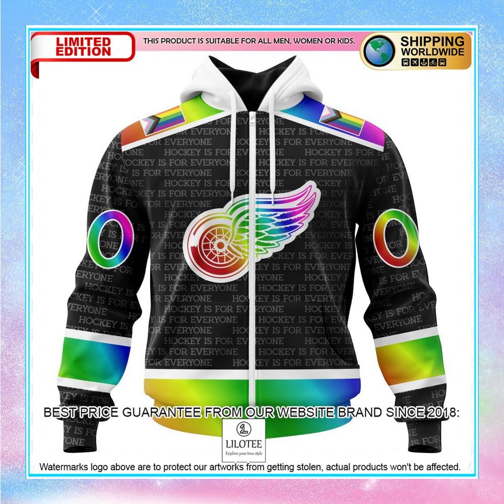 personalized nhl detroit red wings pride design hockey is for everyone shirt hoodie 2 585