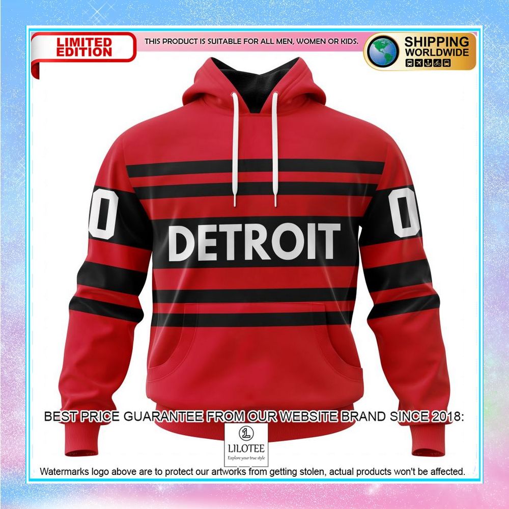 personalized nhl detroit red wings reverse retro shirt hoodie 1 670