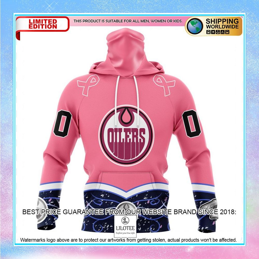 personalized nhl edmonton oilers hockey fights cancer shirt hoodie 4 318