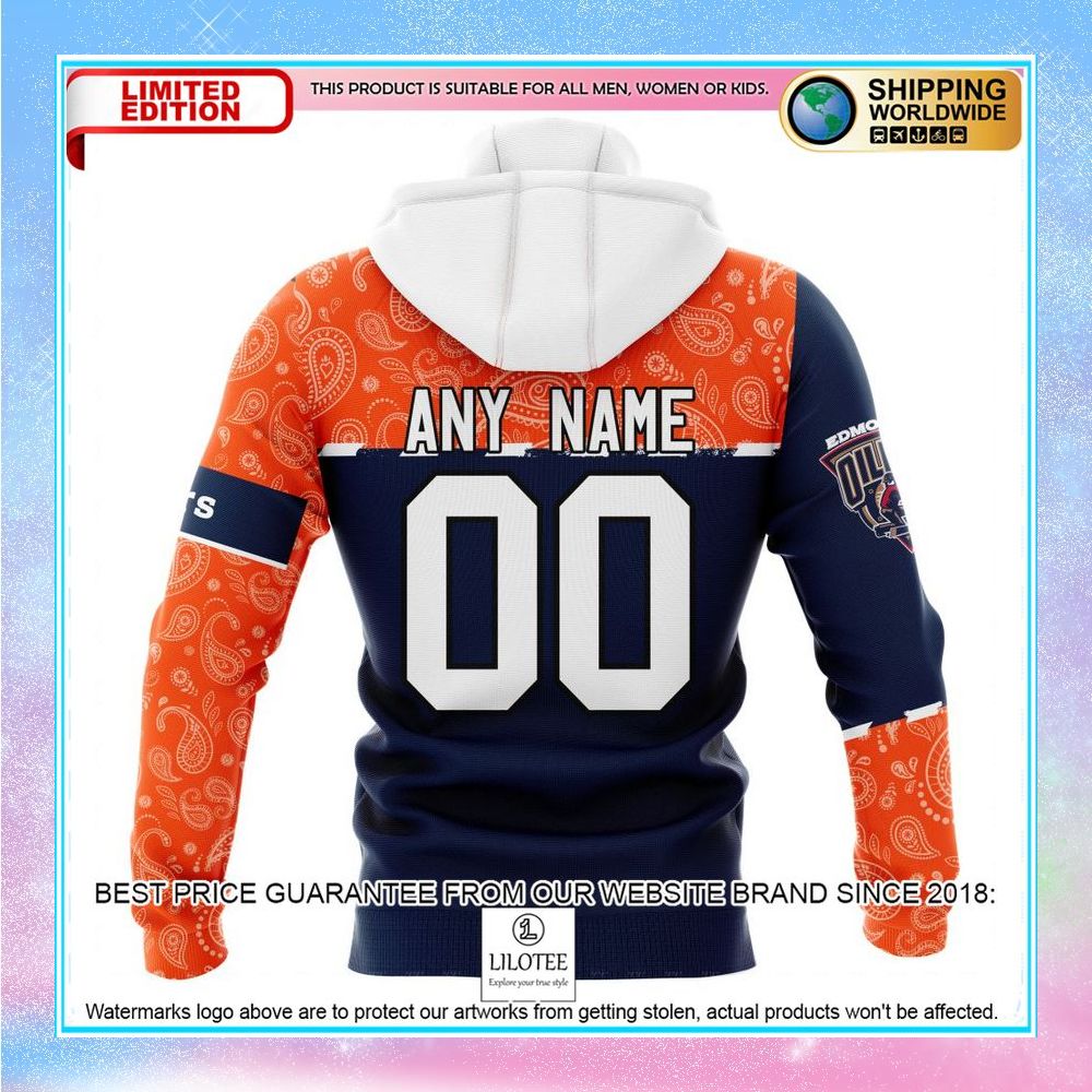 personalized nhl edmonton oilers jersey hockey with paisley shirt hoodie 5 588