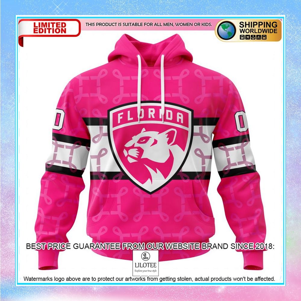 personalized nhl florida panthers breast cancer shirt hoodie 1 917