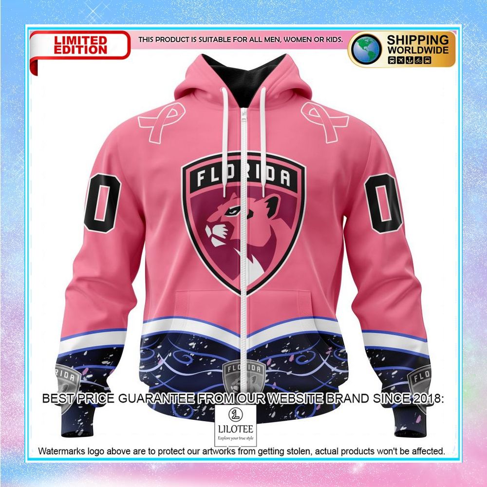 personalized nhl florida panthers hockey fights cancer shirt hoodie 2 678