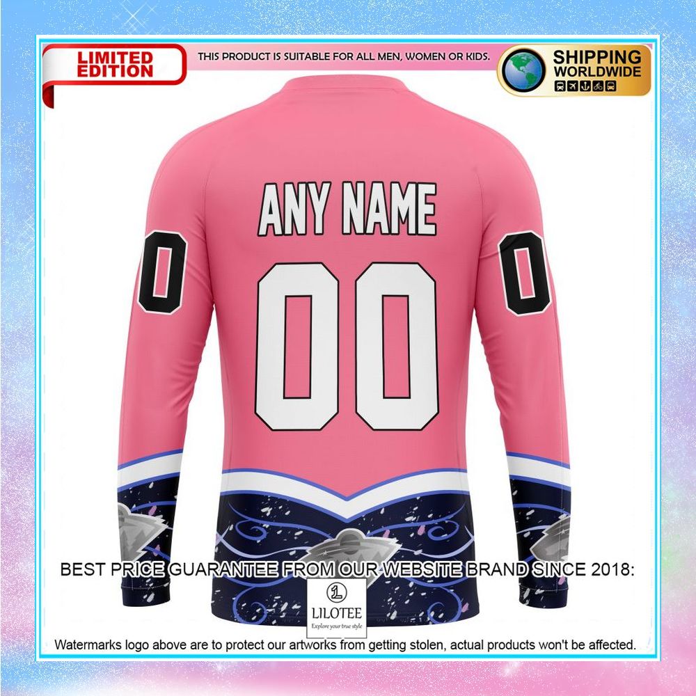 personalized nhl minnesota wild hockey fights cancer shirt hoodie 7 877