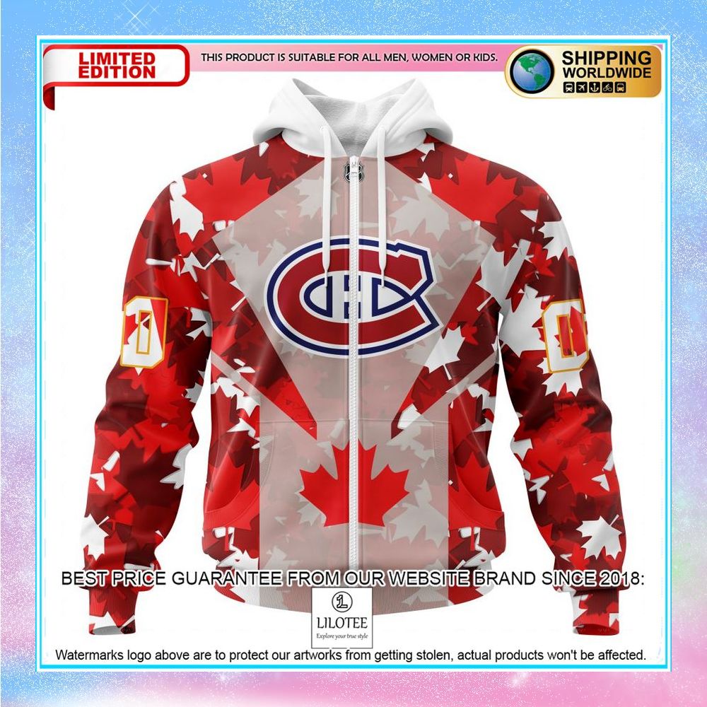 personalized nhl montreal canadiens concept for canada day shirt hoodie 2 344