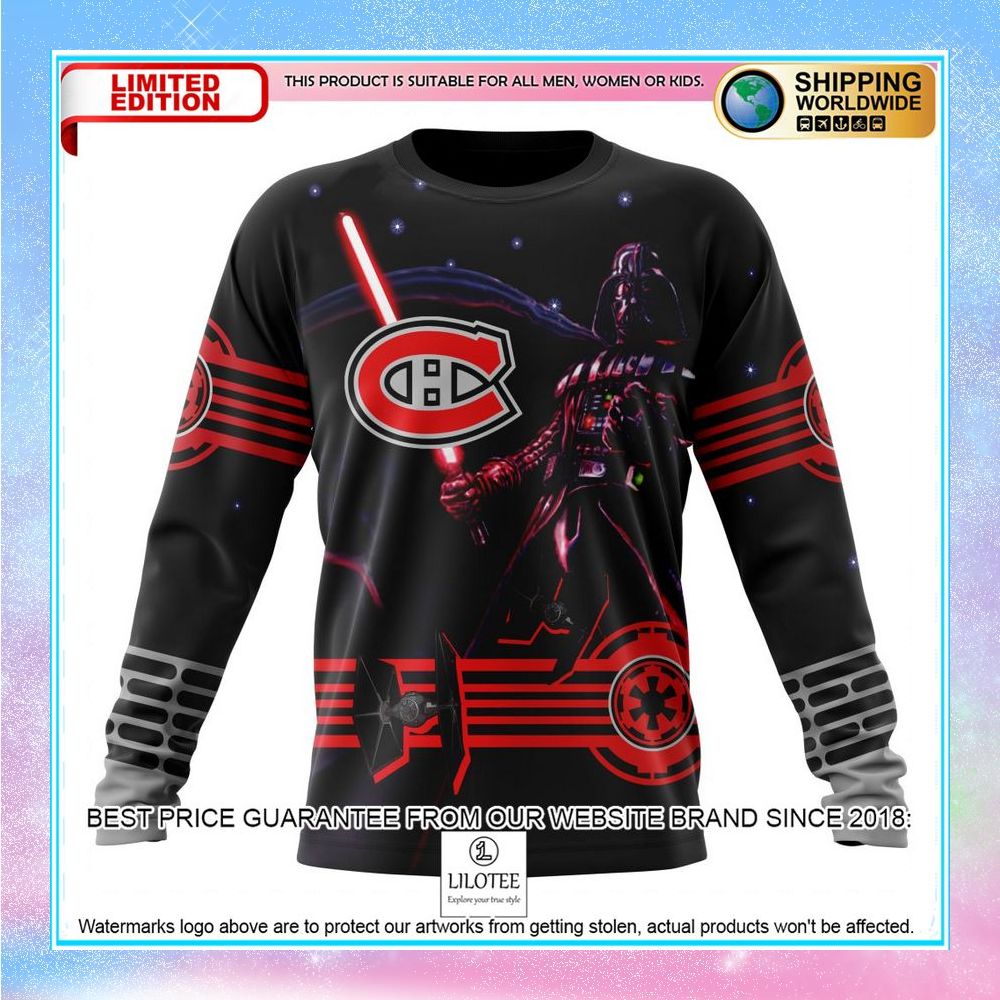 personalized nhl montreal canadiens starwar darth vader shirt hoodie 6 360