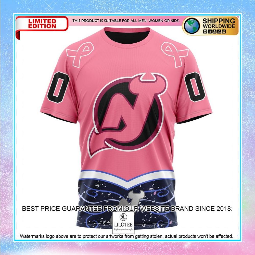 personalized nhl new jersey devils hockey fights cancer shirt hoodie 8 686