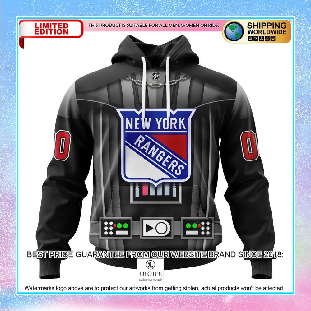 personalized nhl new york rangers star wars may the 4th be with you shirt hoodie 1 31