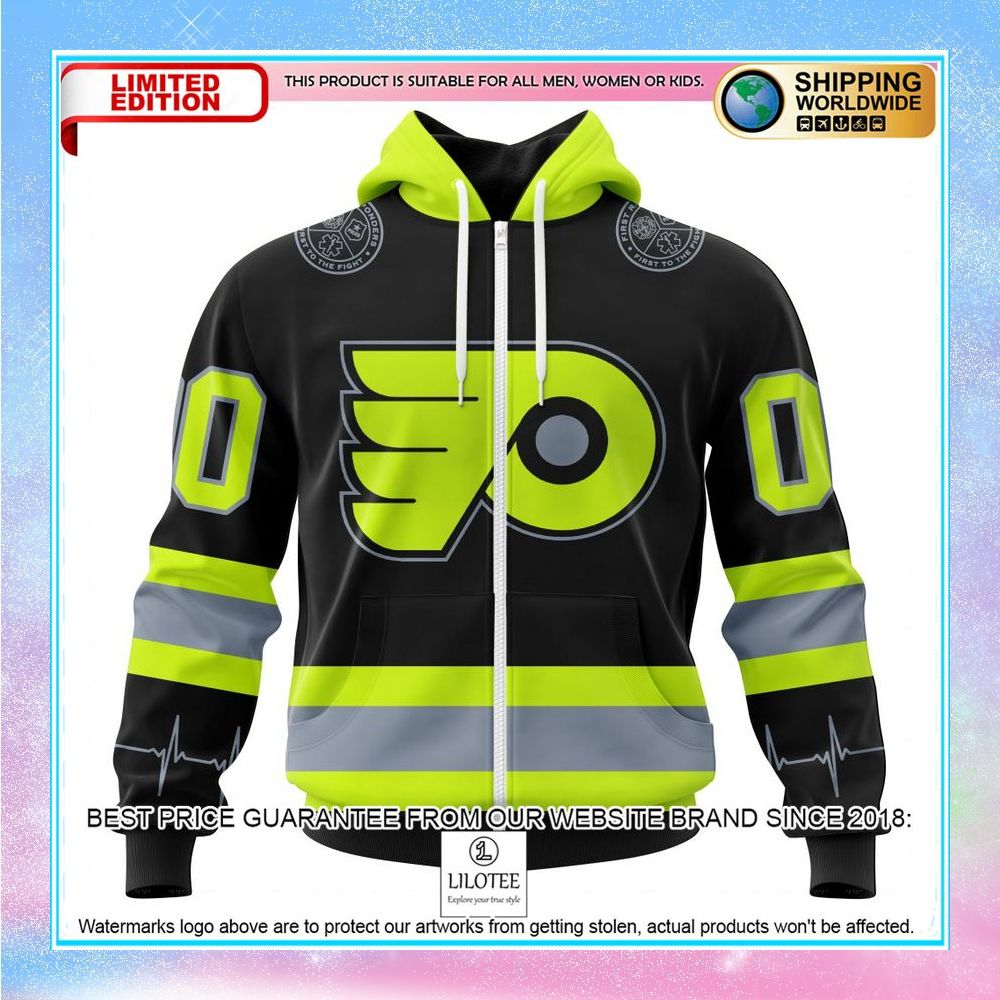 personalized nhl philadelphia flyers firefighter uniforms color shirt hoodie 2 972