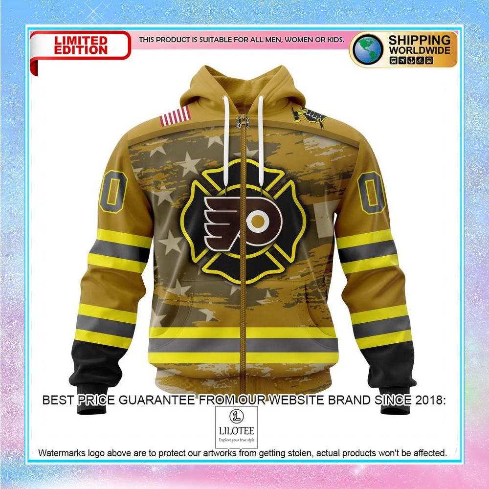 personalized nhl philadelphia flyers honnor firefighter shirt hoodie 2 463