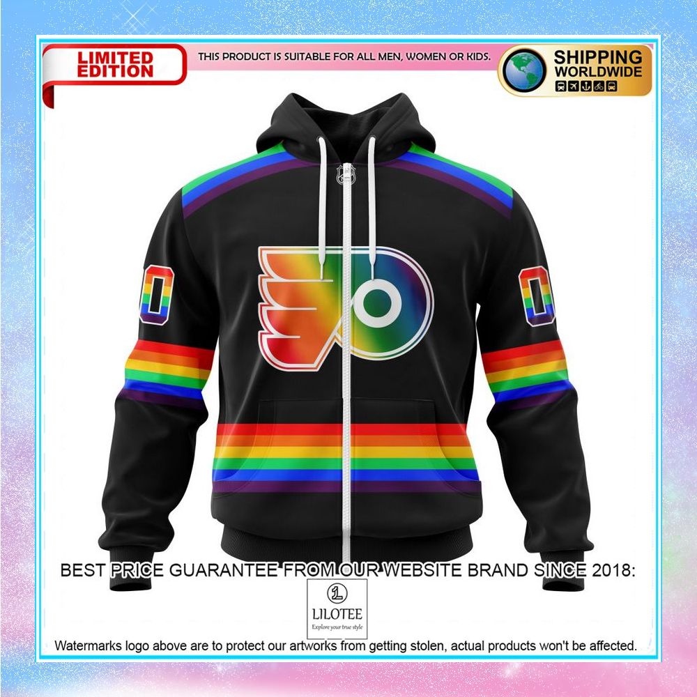 personalized nhl philadelphia flyers lgbt pride shirt hoodie 2 614