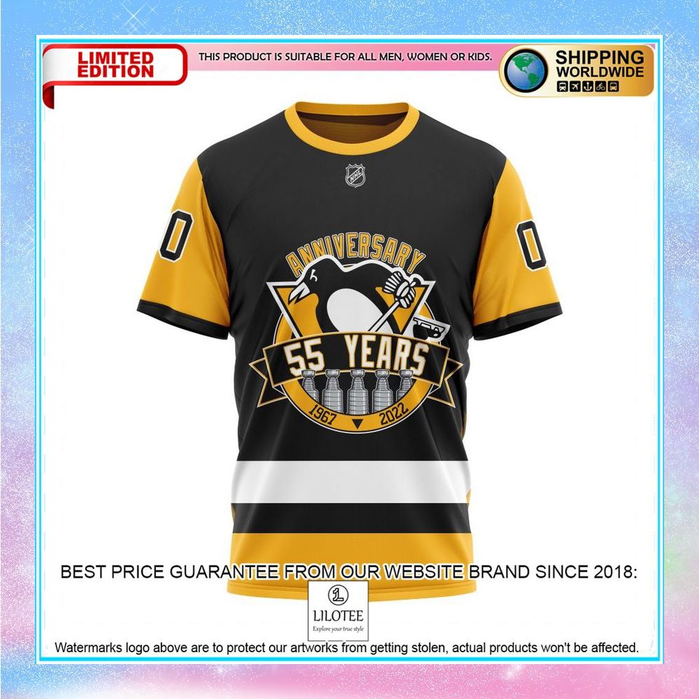 personalized nhl pittsburgh penguins 2022 concepts with 55 years anniversary logo shirt hoodie 8 825