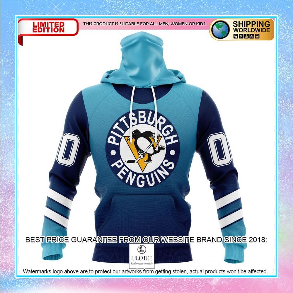 personalized nhl pittsburgh penguins retro gradient design shirt hoodie 4 147