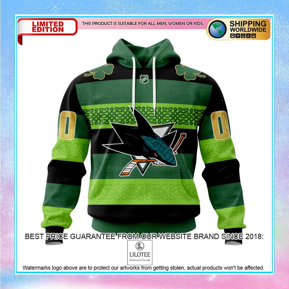 personalized nhl san jose sharks st patrick days concepts shirt hoodie 1 118
