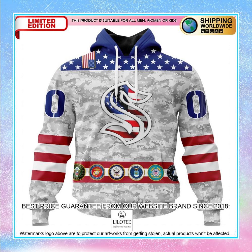 personalized nhl seattle kraken armed forces appreciation shirt hoodie 1 681