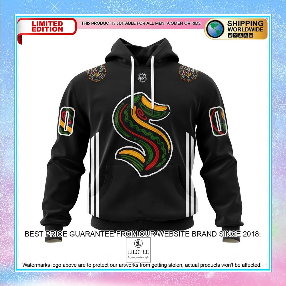 personalized nhl seattle kraken black history month 2022 shirt hoodie 1 86