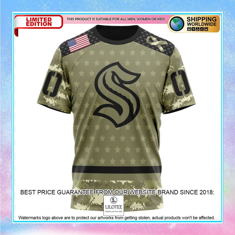 personalized nhl seattle kraken camo military appreciation shirt hoodie 8 65