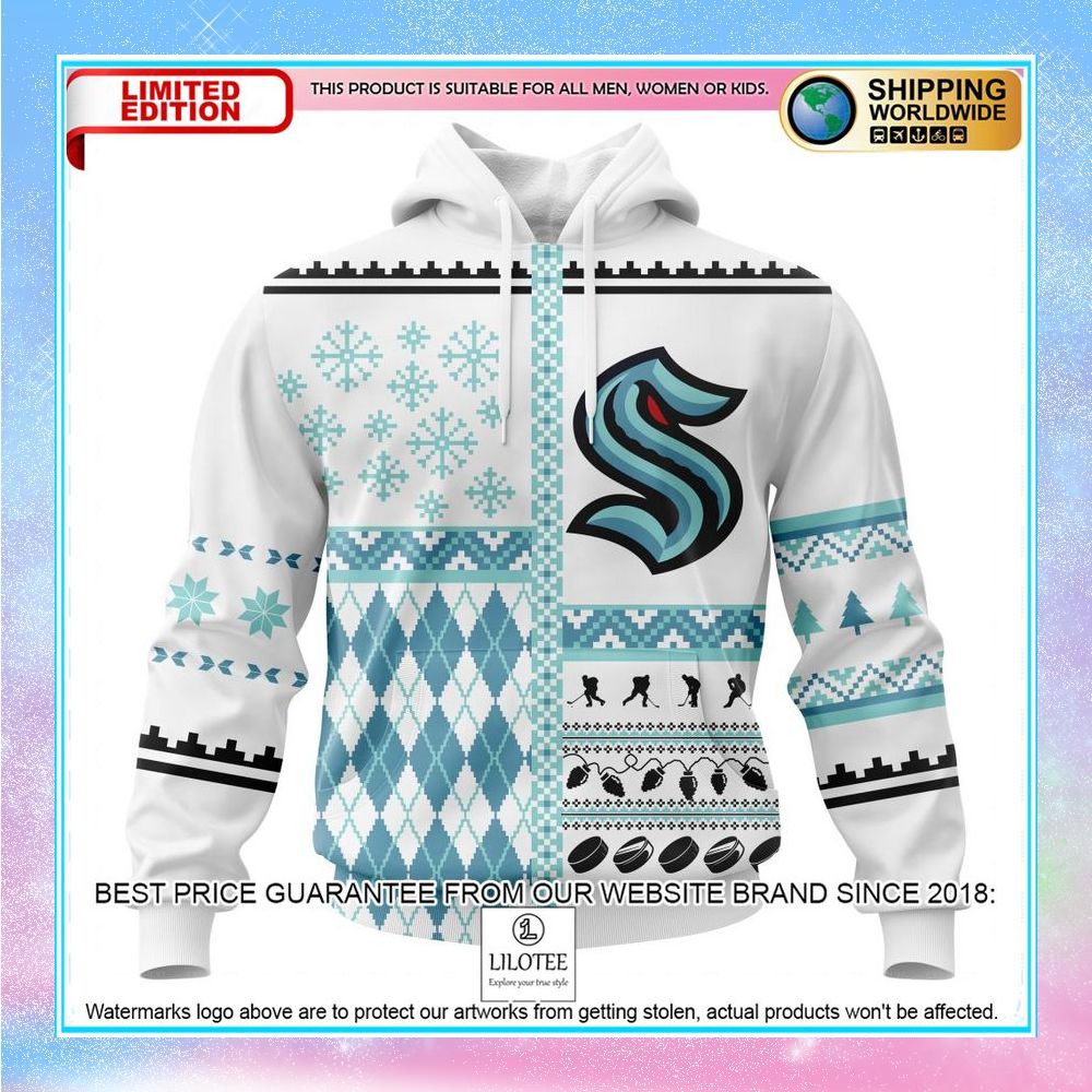 personalized nhl seattle kraken christmas is coming shirt hoodie 1 581