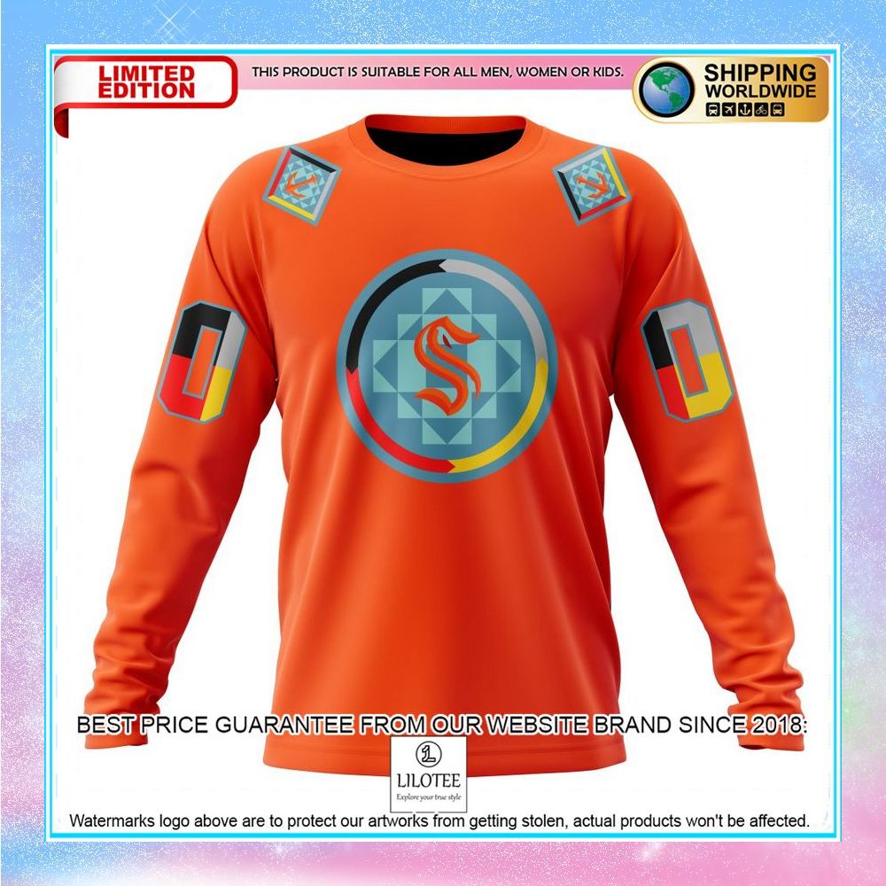 personalized nhl seattle kraken indigenous peoples night 2022 shirt hoodie 6 176