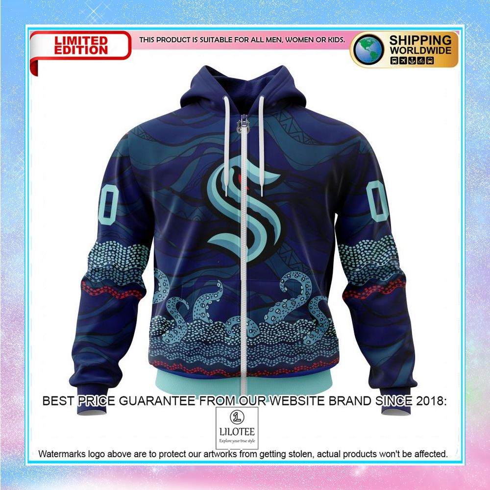 personalized nhl seattle kraken native concepts shirt hoodie 2 184