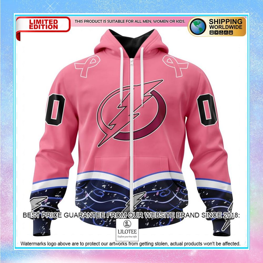 personalized nhl tampa bay lightning hockey fights cancer shirt hoodie 2 263