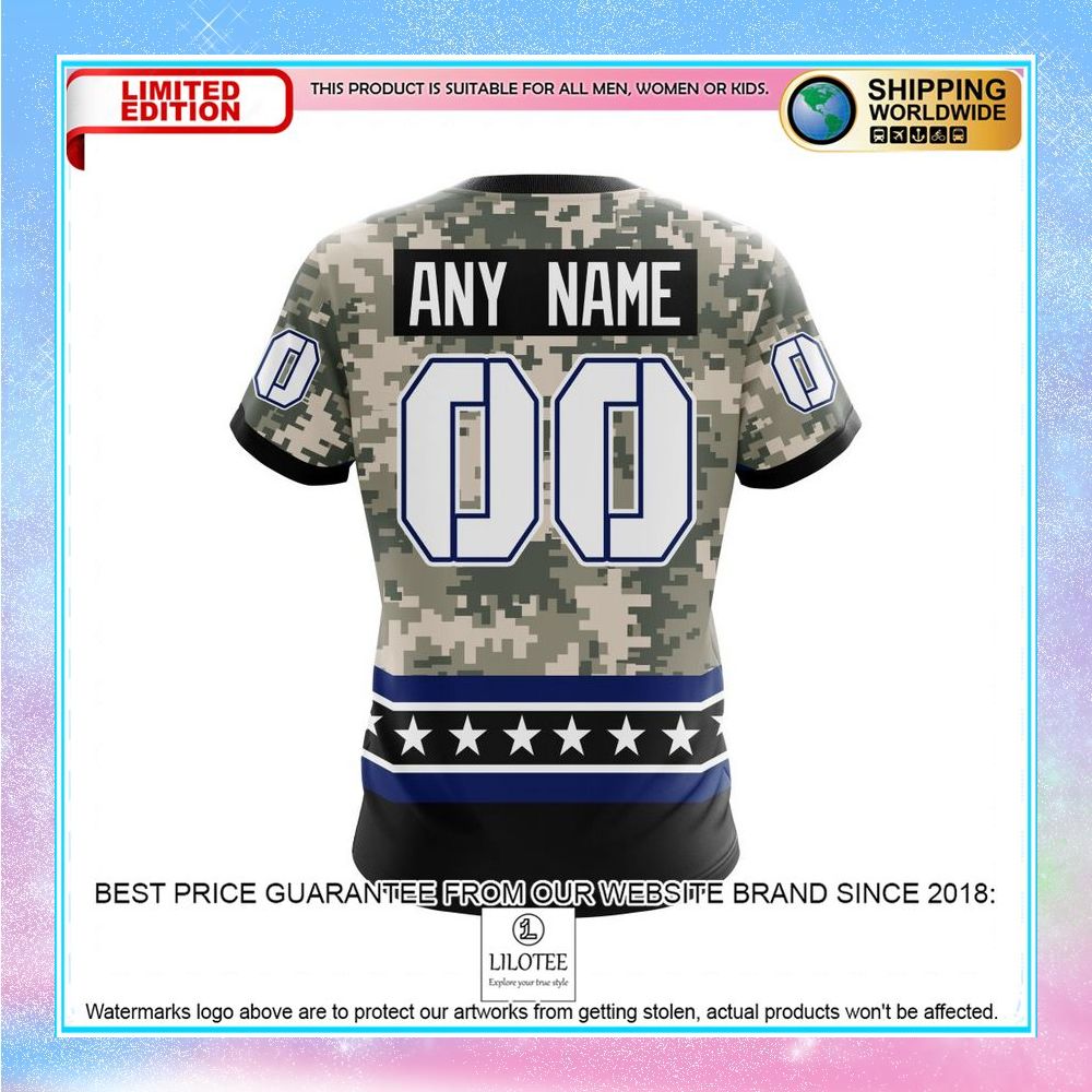personalized nhl tampa bay lightning honor military with camo shirt hoodie 9 946