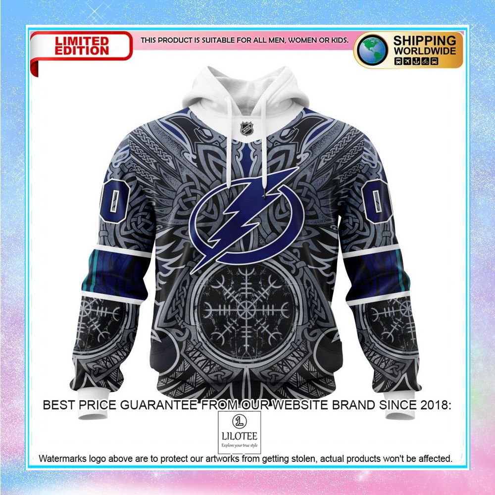 personalized nhl tampa bay lightning norse viking symbols shirt hoodie 1 679